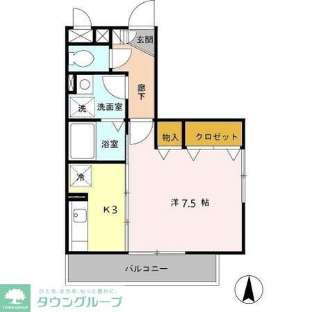 ベルレージュの物件間取画像